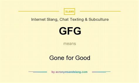 gfg meaning slang